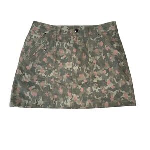 Title Nine Camo Skirt Utility Pockets Built in Shorts Women's Size 8